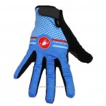 2020 Castelli Full Finger Gloves Blue Black (5)